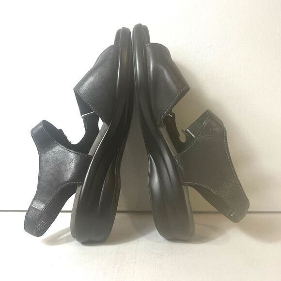 SAS Tripad Comfort Sandals Black Leather Womens Sz 7 W Comfort Casual Sling Back - Picture 5 of 10